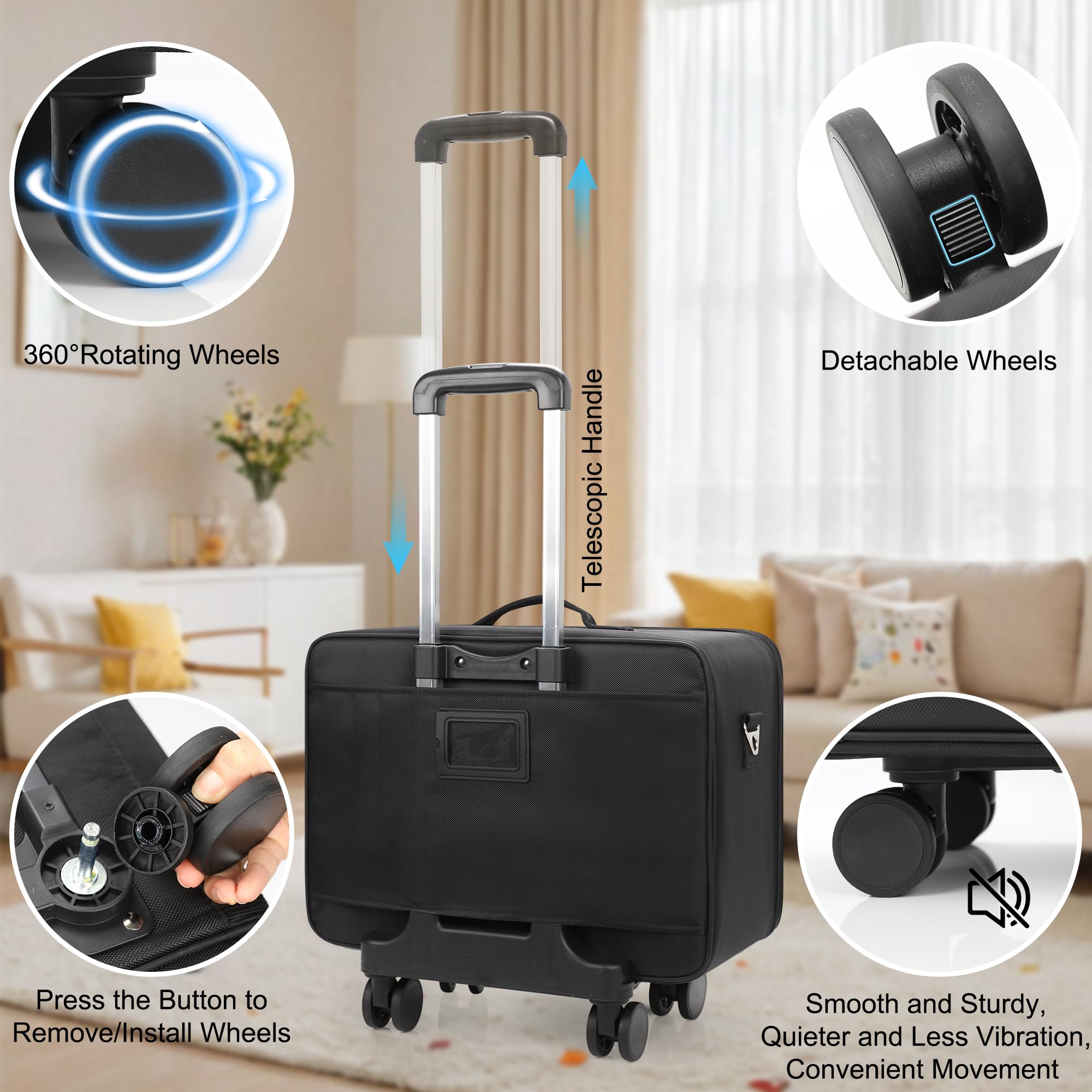 JUBO Professional Rolling Case