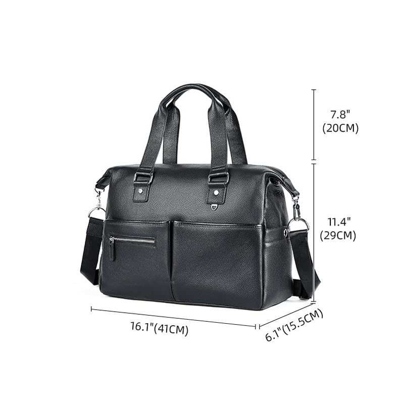 JUBO Leather Travel Duffel